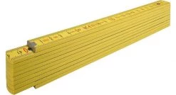 Mètre pliant Stabila 14556 - Mètre pliant en bois Type 407, 2 m