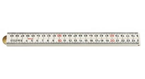 Mètre pliant Sola HK 1/4 W12 Règle pliante - plastique - blanche - 1m - 53035401 -Laser & Mesureurs Soldes Magasin 663aa569f5341f60dd8545a621e322f1