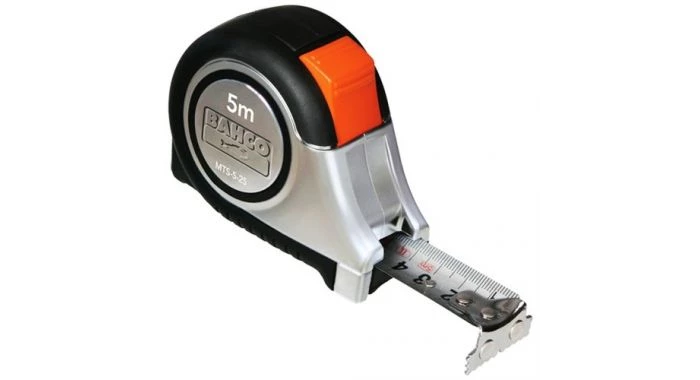 Mètre ruban rétractable Bahco MTS-5-25-E - Mètres rubans double face avec poignée en caoutchouc 1 Mètre ruban rétractable Bahco MTS-5-25-E - Mètres rubans double face avec poignée en caoutchouc