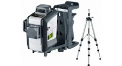 Laser à lignes croisées Laserliner SuperPlane-Laser 3G Pro - Set laser à lignes croisées - incl. trépied et L-boxx - vert - 3 lignes - 30m - 036.650-1