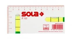 Niveau à bulle Sola - Niveau à bulle d'architecte R100 - 10 cm