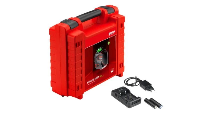 Laser à lignes croisées Sola PLANO 3D - Laser en croix 360° en coffret - Vert 4 Laser à lignes croisées Sola PLANO 3D - Laser en croix 360° en coffret - Vert – Image 4